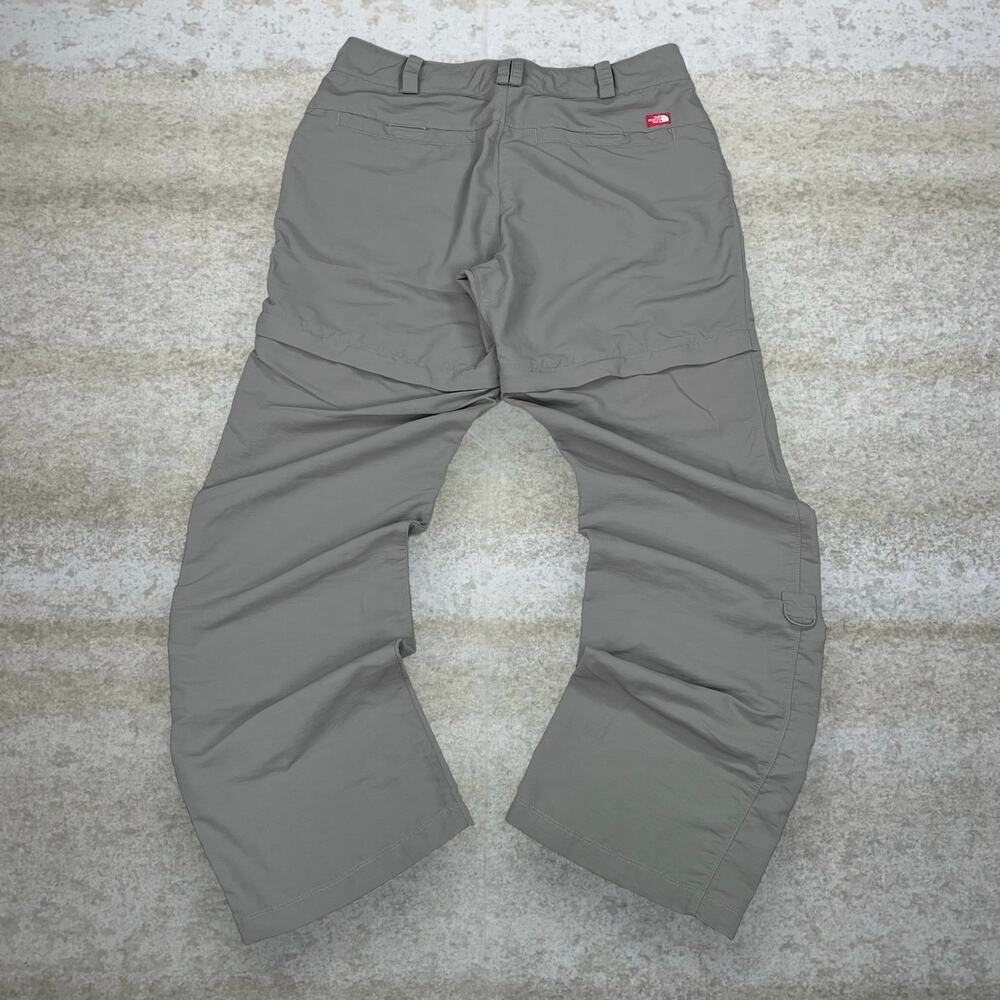 Vintage Y2K The North Face Hiking Pants Womens 8 Sage Green Light Weight Unzips